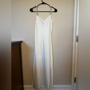 Ramy Brook Pearl White Maxi Dress